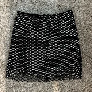 Rhinestone Mini Skirt